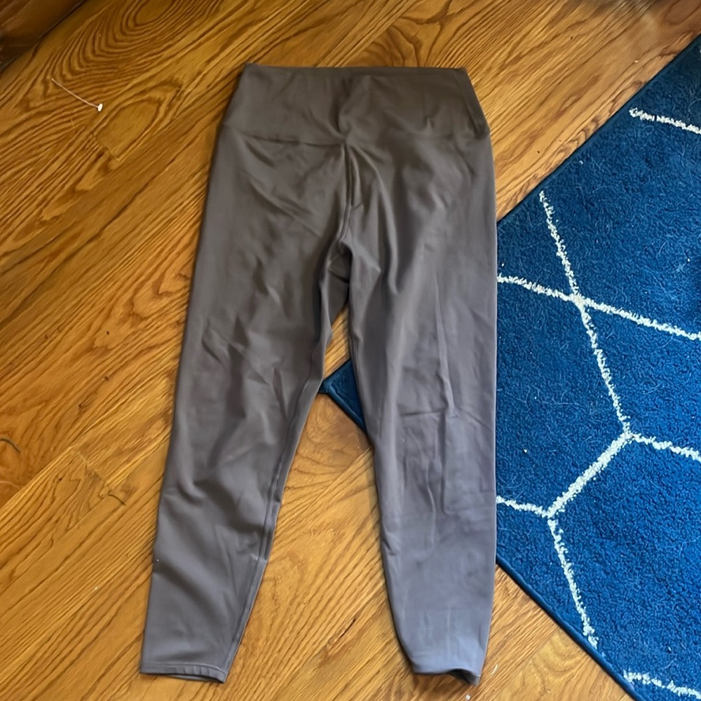 Gray Brushed Leggings